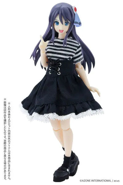 Picco Neemo Wear 1/12 Basic T-shirt II White x Black (DOLL ACCESSORY)ㅤ – Azone – ActionFigure Brasil