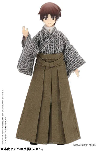 Picco Neemo Wear 1/12 Boy Student Set Black Stripes x Khaki (DOLL ACCESSORY)ㅤ – Azone – ActionFigure Brasil