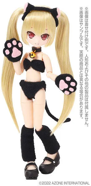 Picco Neemo Wear 1/12 Cat Girl set Black (DOLL ACCESSORY)ㅤ – Azone – ActionFigure Brasil