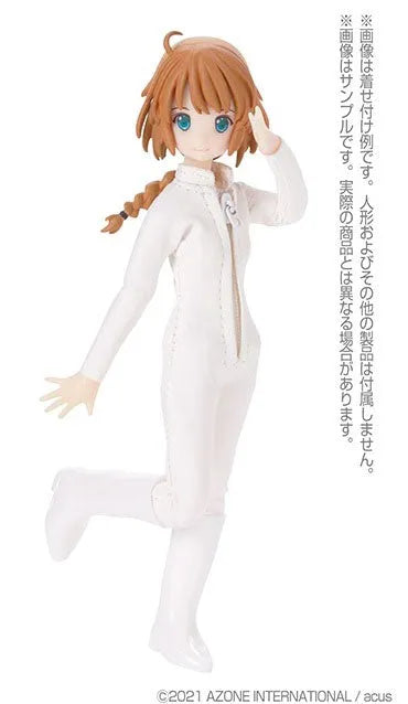 Picco Neemo Wear 1/12 Cat Suit Matte White (DOLL ACCESSORY)ㅤ – Azone International – ActionFigureBrasil