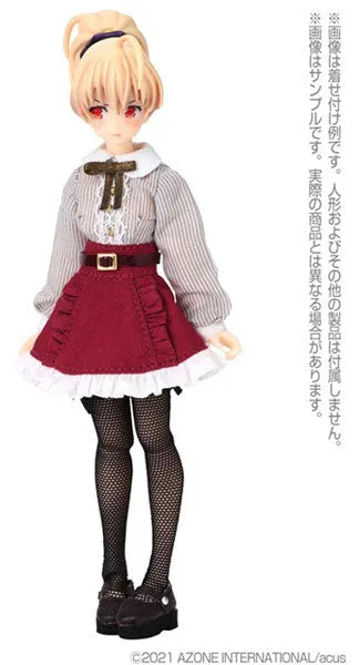 Picco Neemo Wear 1/12 Classical Docking Dress Bordeaux (DOLL ACCESSORY)ㅤ – Azone – ActionFigure Brasil