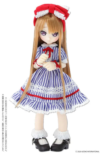 Picco Neemo Wear 1/12 Dreaming Girl Alice Dress Set Blue Stripe (DOLL ACCESSORY)ㅤ – Azone – ActionFigure Brasil — ângulo diferente