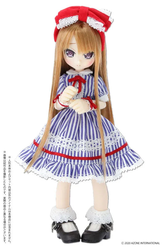 Picco Neemo Wear 1/12 Dreaming Girl Alice Dress Set Blue Stripe (DOLL ACCESSORY)ㅤ – Azone – ActionFigure Brasil