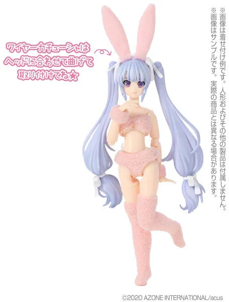 Picco Neemo Wear 1/12 Fluffy Rabbit set Pink (DOLL ACCESSORY)ㅤ – Azone International – ActionFigureBrasil