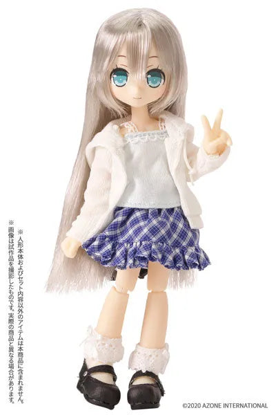 Picco Neemo Wear 1/12 Girl's Holiday Set 2020 White x Blue (DOLL ACCESSORY)ㅤ – Azone – ActionFigure Brasil
