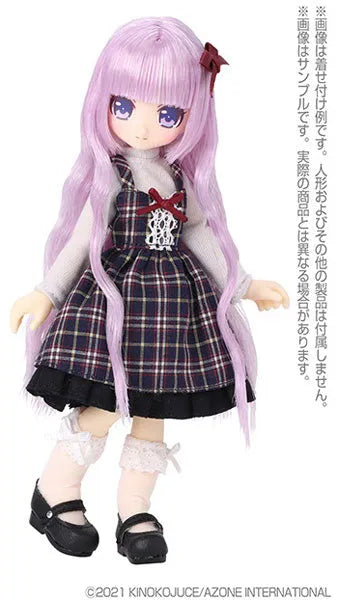 Picco Neemo Wear 1/12 Girly Jumper Skirt set Navy Checker (DOLL ACCESSORY)ㅤ – Azone – ActionFigure Brasil