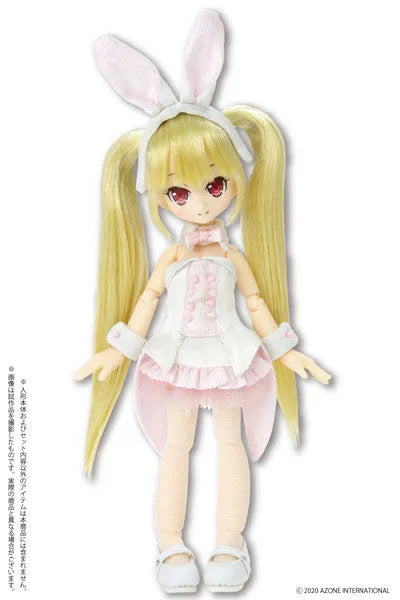 Picco Neemo Wear 1/12 Happy*Bunny Dress Set White x Pink (DOLL ACCESSORY)ㅤ – Azone – ActionFigure Brasil