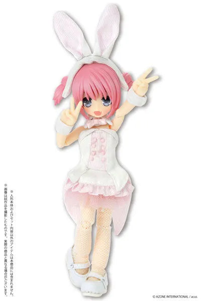 Picco Neemo Wear 1/12 Happy*Bunny Dress Set White x Pink (DOLL ACCESSORY)ㅤ – Azone – ActionFigure Brasil
