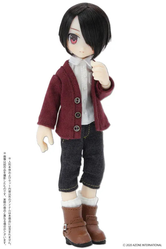 Picco Neemo Wear 1/12 Knit Cardigan Bordeaux Red (DOLL ACCESSORY)ㅤ – Azone – ActionFigure Brasil