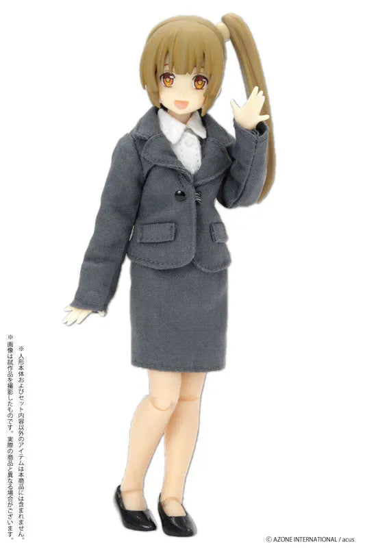 Picco Neemo Wear 1/12 Ladies' Suit Set Gray (DOLL ACCESSORY)ㅤ – Azone – ActionFigure Brasil