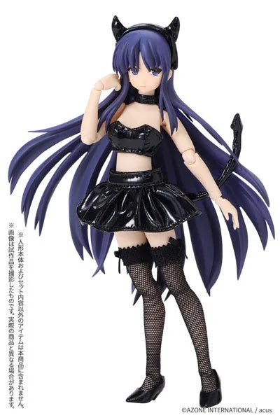 Picco Neemo Wear 1/12 Little Demon Costume Set Enamel Black (DOLL ACCESSORY)ㅤ – Azone – ActionFigure Brasil