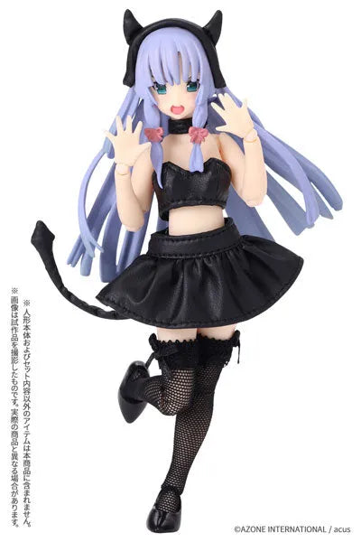 Picco Neemo Wear 1/12 Little Demon Costume Set Leather Black (DOLL ACCESSORY)ㅤ – Azone International – ActionFigureBrasil
