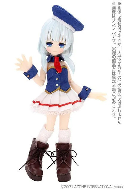 Picco Neemo Wear 1/12 Military Costume set Blue x White (DOLL ACCESSORY)ㅤ – Azone International – ActionFigureBrasil