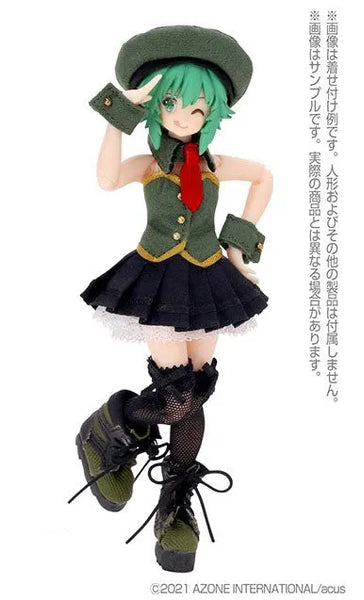 Picco Neemo Wear 1/12 Military Costume set Khaki x Black (DOLL ACCESSORY)ㅤ – Azone – ActionFigure Brasil