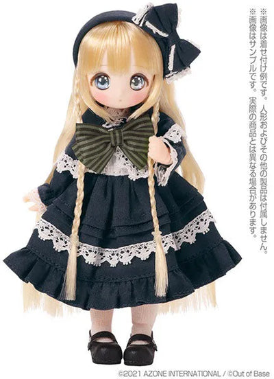 Picco Neemo Wear 1/12 Picco P Rosetta One-piece Dress set Navy (DOLL ACCESSORY)ㅤ – Azone – ActionFigure Brasil
