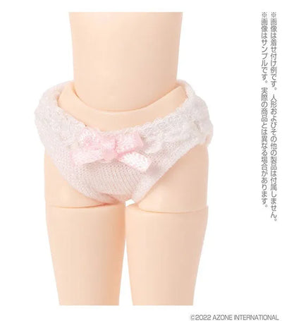 Picco Neemo Wear 1/12 Ribbon Lace Panties set Pink x White, Pink x Pink (DOLL ACCESSORY)ㅤ – Azone – ActionFigure Brasil