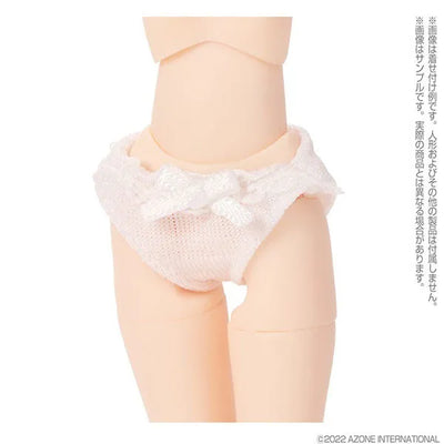 Picco Neemo Wear 1/12 Ribbon Lace Panties set White x White, White x Mint Green (DOLL ACCESSORY)ㅤ – Azone – ActionFigure Brasil