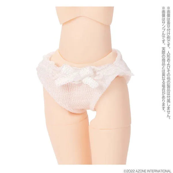 Picco Neemo Wear 1/12 Ribbon Lace Panties set White x White, White x Mint Green (DOLL ACCESSORY)ㅤ – Azone – ActionFigure Brasil