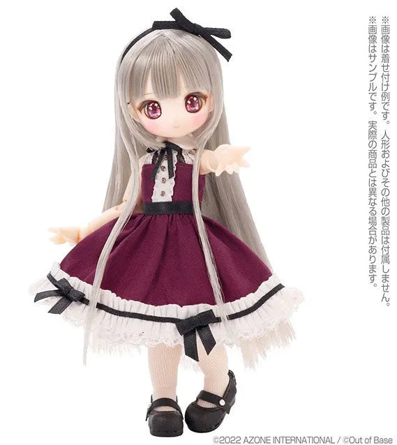 Picco Neemo Wear 1/12 Rosalind One-piece Dress set Raspberry (DOLL ACCESSORY)ㅤ – Azone – ActionFigure Brasil