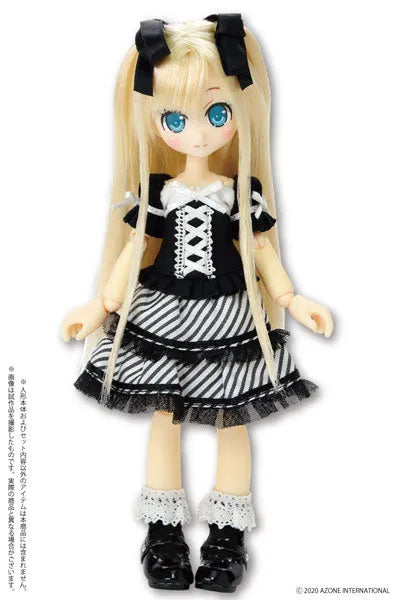 Picco Neemo Wear 1/12 Sarah's a la Mode Sweet One-piece Dress Bitter Black (DOLL ACCESSORY)ㅤ – Azone – ActionFigure Brasil