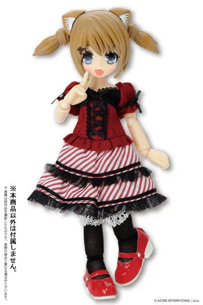 Picco Neemo Wear 1/12 Sarah's a la Mode Sweet One-piece Dress Red Cherry (DOLL ACCESSORY)ㅤ – Azone – ActionFigure Brasil