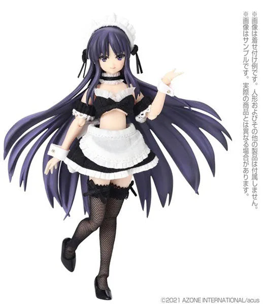 Picco Neemo Wear 1/12 Sexy Maid Set Black (DOLL ACCESSORY)ㅤ – Azone International – ActionFigureBrasil
