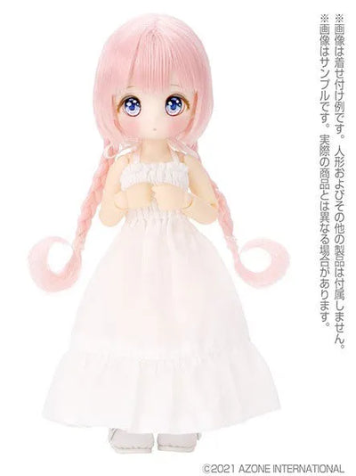 Picco Neemo Wear 1/12 Shirring Camisole One-piece Dress White (DOLL ACCESSORY)ㅤ – Azone – ActionFigure Brasil