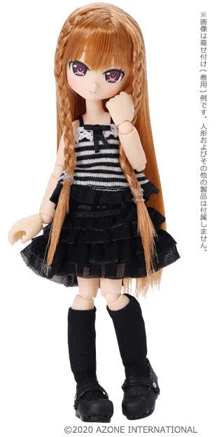 Picco Neemo Wear 1/12 Sugar Camisole Black x White Stripes (DOLL ACCESSORY)ㅤ – Azone International – ActionFigureBrasil