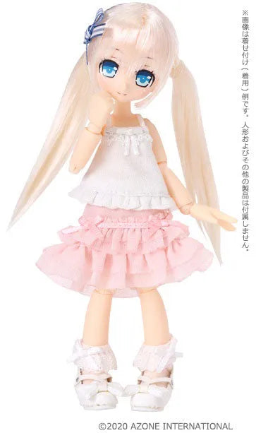 Picco Neemo Wear 1/12 Sugar Chiffon Frilly Skirt Pink (DOLL ACCESSORY)ㅤ – Azone – ActionFigure Brasil