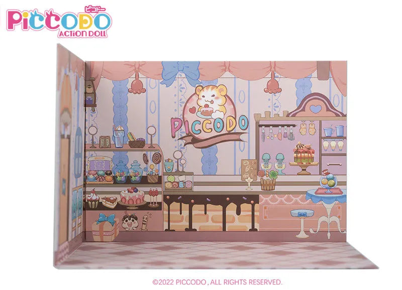 PICCODO ACTION DOLL Background Board for Display Cake Shop Mㅤ – Genesis – ActionFigureBrasil