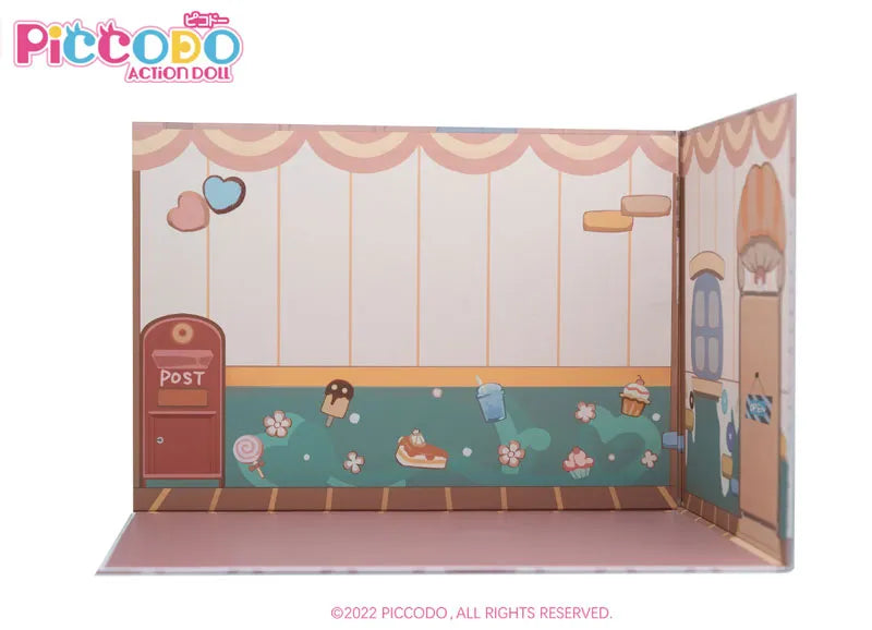 PICCODO ACTION DOLL Background Board for Display Cake Shop Mㅤ – Genesis – ActionFigureBrasil