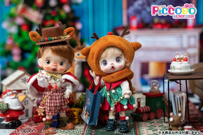 PICCODO ACTION DOLL Christmas Doll Outfit Set Ginger Cookie, Reindeer (DOLL ACCESSORY)ㅤ – Genesis – ActionFigureBrasil — embalagem