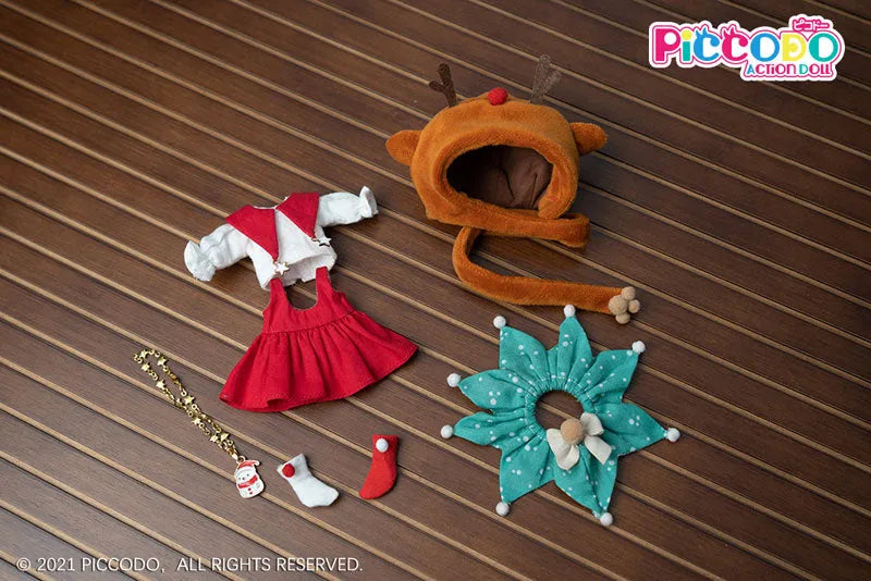 PICCODO ACTION DOLL Christmas Doll Outfit Set Snow Flake, Reindeer (DOLL ACCESSORY)ㅤ – Genesis – ActionFigureBrasil