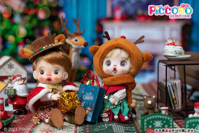 PICCODO ACTION DOLL Christmas Doll Outfit Set Snow Flake, Reindeer (DOLL ACCESSORY)ㅤ – Genesis – ActionFigureBrasil — close