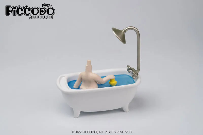 PICCODO ACTION DOLL Diorama Head Stand Bathtub Doll Whiteㅤ – Genesis – ActionFigureBrasil