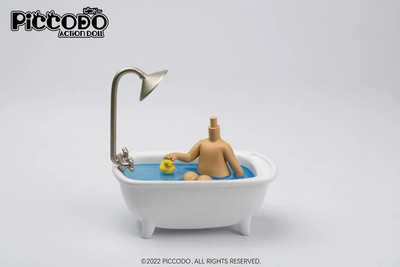 PICCODO ACTION DOLL Diorama Head Stand Bathtub Suntannedㅤ – Genesis – ActionFigure Brasil