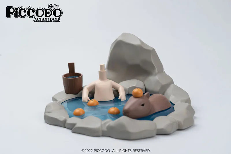 PICCODO ACTION DOLL Diorama Head Stand Onsen Doll Whiteㅤ – Genesis – ActionFigure Brasil