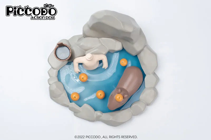 PICCODO ACTION DOLL Diorama Head Stand Onsen Doll Whiteㅤ – Genesis – ActionFigure Brasil