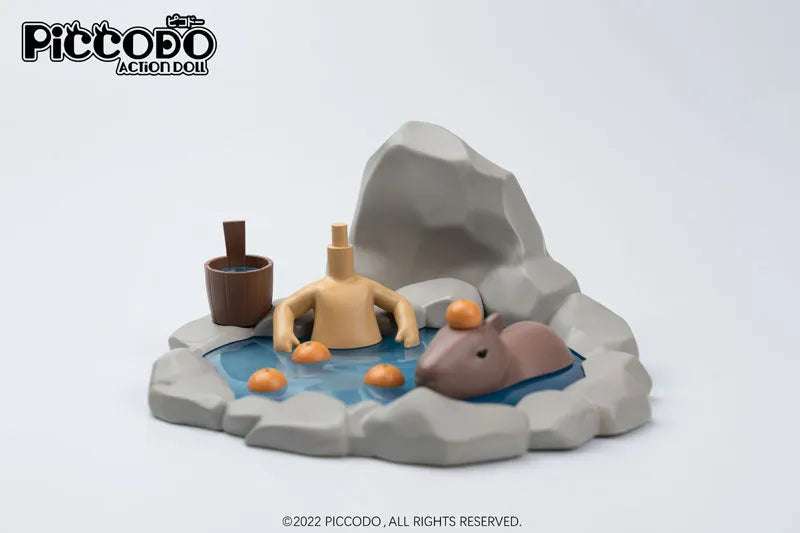 PICCODO ACTION DOLL Diorama Head Stand Onsen Suntannedㅤ – Genesis – ActionFigureBrasil