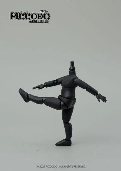 PICCODO Series BODY9 Deformed Doll Body PIC-D001PB Pure Blackㅤ – GENESIS – ActionFigureBrasil — ângulo diferente