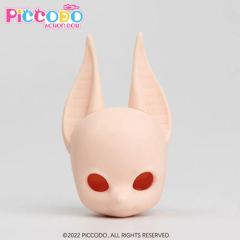 PICCODO Series Deformed Style Doll's Resin Head FURRY FOX Doll Whiteㅤ – Genesis – ActionFigureBrasil
