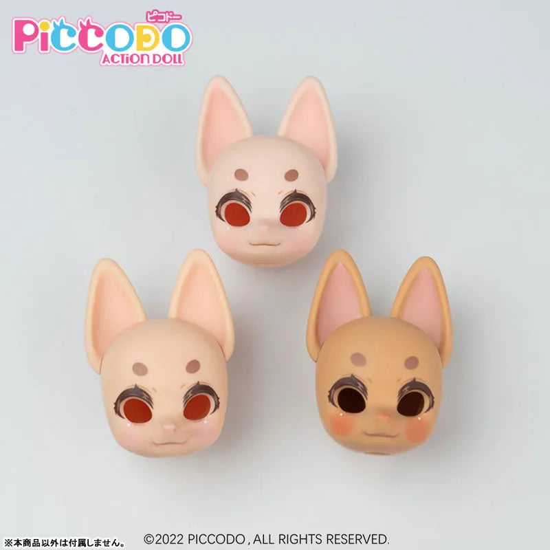 PICCODO Series Deformed Style Doll's Resin Head FURRY FOX (w/Makeup Ver.) Naturalㅤ – Genesis – ActionFigure Brasil