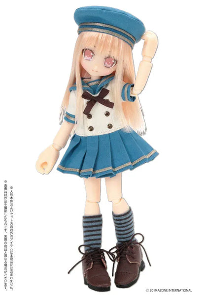 Picconeemo Costume - Doll Clothes - Gymnasium Sailor One-piece Set - 1/12 - Light Blue (Azone)ㅤ – Azone As Manufacturer – ActionFigure Brasil