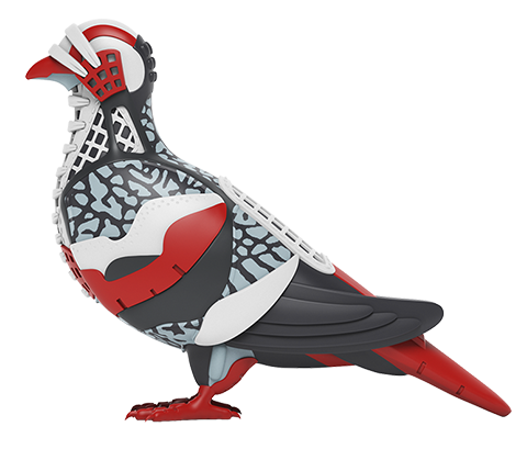 Pigeon in Flight - LIMITED EDITION – Mighty Jaxx – ActionFigure Brasil