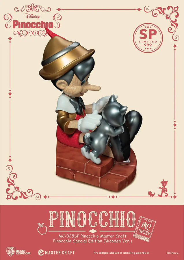Pinocchio Special Edition (Wooden Version) - LIMITED EDITION: 999 – Beast Kingdom – ActionFigure Brasil