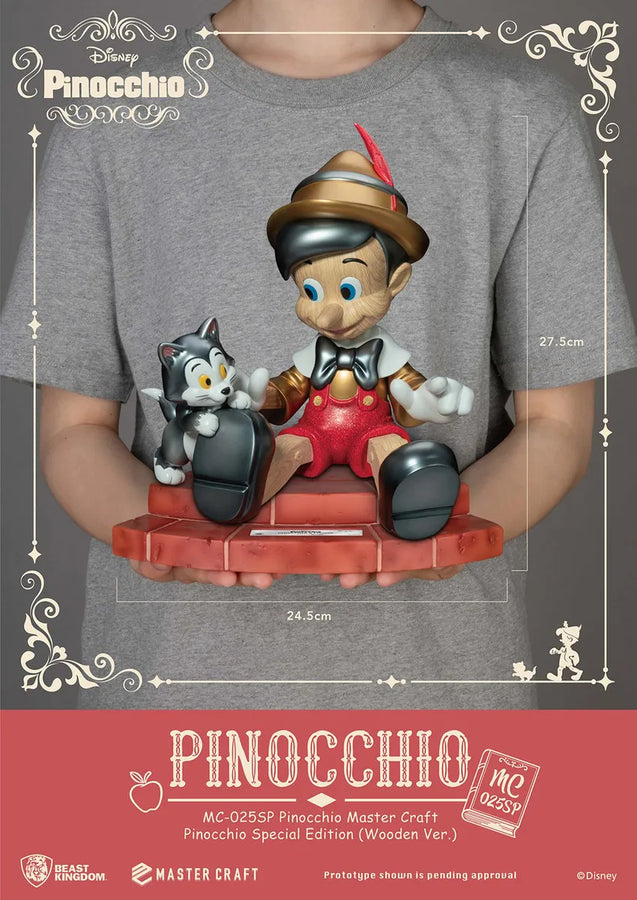 Pinocchio Special Edition (Wooden Version) - LIMITED EDITION: 999 – Beast Kingdom – ActionFigure Brasil