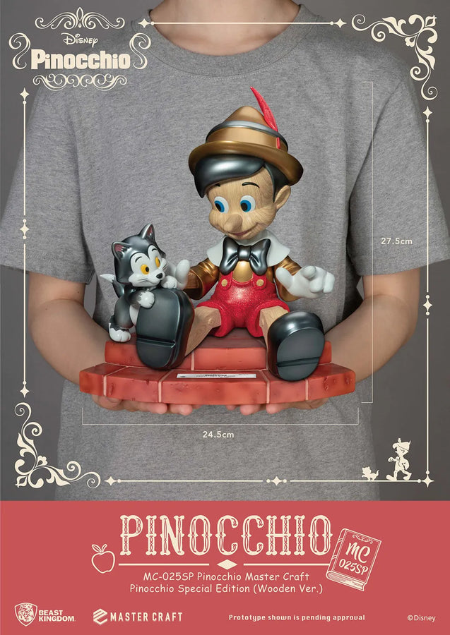 Pinocchio Special Edition (Wooden Version) - LIMITED EDITION: 999 – Beast Kingdom – ActionFigure Brasil