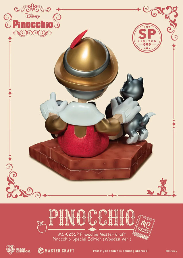 Pinocchio Special Edition (Wooden Version) - LIMITED EDITION: 999 – Beast Kingdom – ActionFigure Brasil