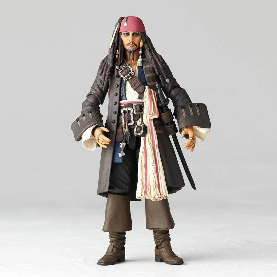 Pirates of the Caribbean - Jack Sparrow - Revoltech - Revoltech SFX No.025 (Kaiyodo)ㅤ – Kaiyodo – ActionFigureBrasil