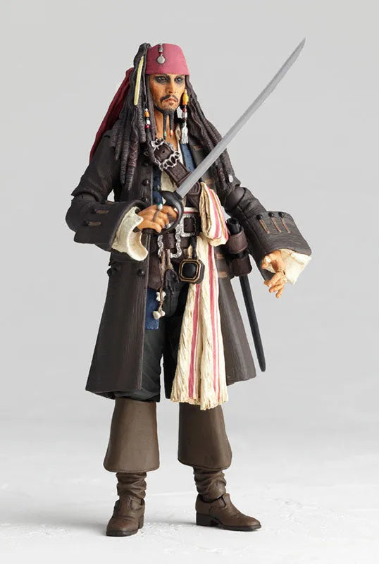 Pirates of the Caribbean - Jack Sparrow - Revoltech - Revoltech SFX No.025 (Kaiyodo)ㅤ – Kaiyodo – ActionFigureBrasil